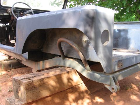 1980 Jeep CJ7 - The body style of this Jeep CJ tub and frame suggests a 1976 model year, not 1980.