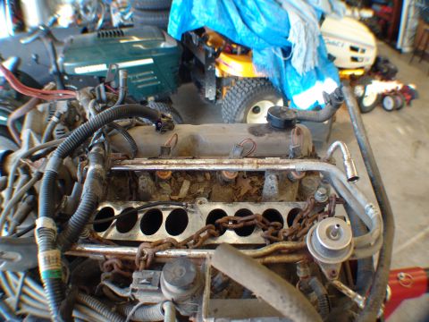 1996 Ford Bronco - Looks like their was a birds nest in there...