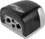 1996 Ford Bronco - A black and silver car audio power distribution block is shown in a close-up, angled view. The block has two large silver terminals on the…