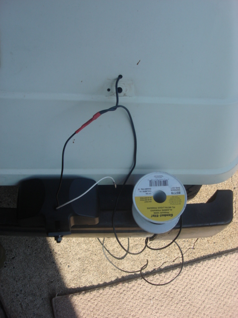1983 Ford Bronco - Here is the new ground wire. i soldered and heat shrank all connections.