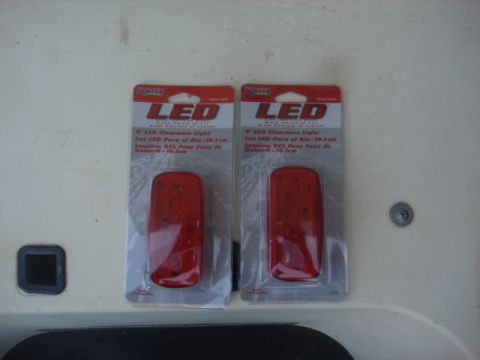 1983 Ford Bronco - These LED lights were bought at a local auto parts store. These were $8 each.