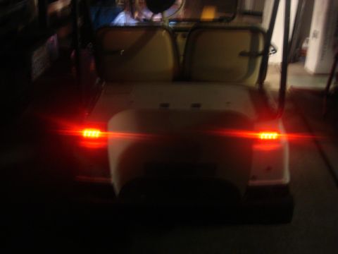1983 Ford Bronco - here they are at night and on. very bright and very low power consumption.