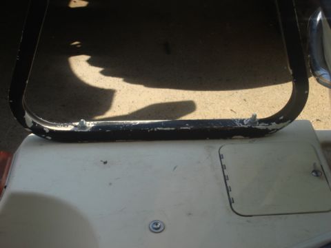 1983 Ford Bronco - someone put the bolts on the wrong direction. i simply removed the bolt and reversed them.