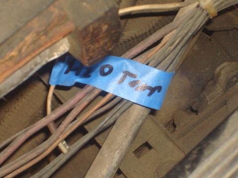 1983 Ford Bronco - I marked all wires i unplugged - oil pressure----water temp and anything other i unplugged this was the water temp sensor