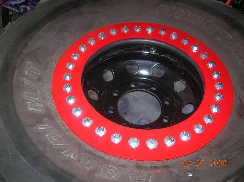 1985 Ford Bronco - outer ring installed with bolts....