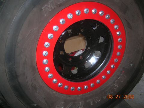 1985 Ford Bronco - second shot of rim with bolts.