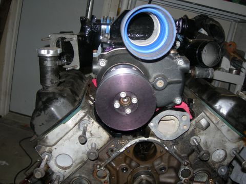 1984 Ford Bronco - 3" outlet and inlet should be good enough to feed from the 85mm t-body.