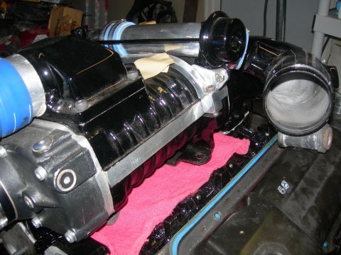 1984 Ford Bronco - 3" inlet (manifold inlet that is) from the intercooler.