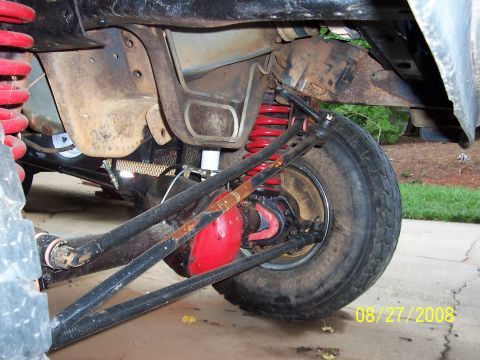 1988 Ford Bronco - Vehicle's rear axle and suspension components are visible, with a date stamp of 08/27/2008.