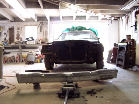 1975 Ford Ranchero - Front with bumper removed