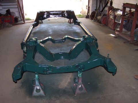 1975 Ford Ranchero - Completed frame rails