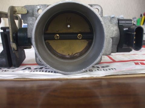 2003 Ford Crown Victoria - Stock throttle body before porting