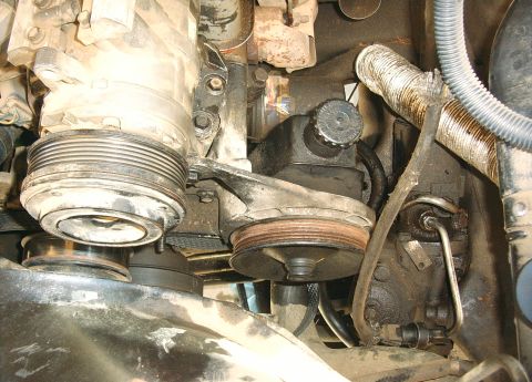 1987 Ford Bronco - New pump installed; used high pressure line that came with this pump.