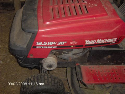 1987 Ford Bronco - my lawn mower side shot