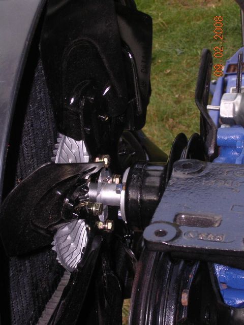 1978 Ford Bronco - Engine fan and radiator assembly detail, with a date stamp of 09.02.2008.