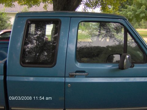 1993 Ford F-150 - passenger's side windows outside shot
