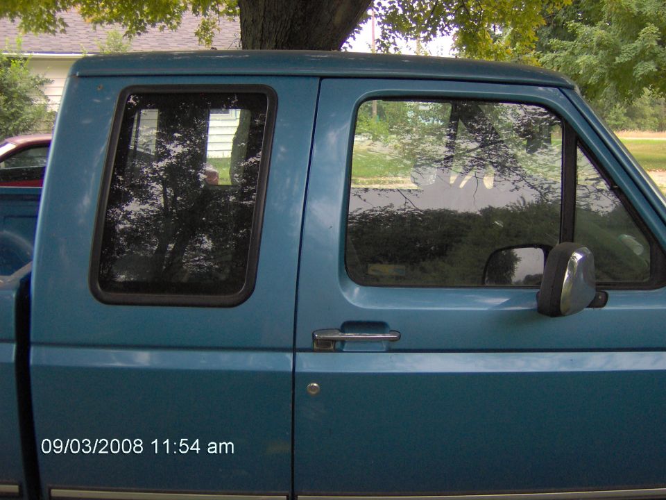 passenger's side windows outside shot