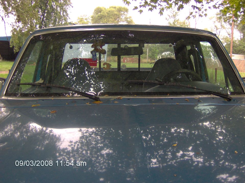 windshield outside shot