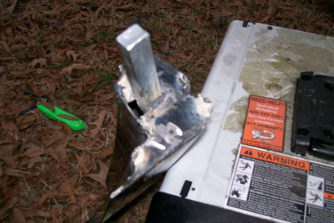 1988 Ford Bronco - The post that comes out of the window frame and into the door.