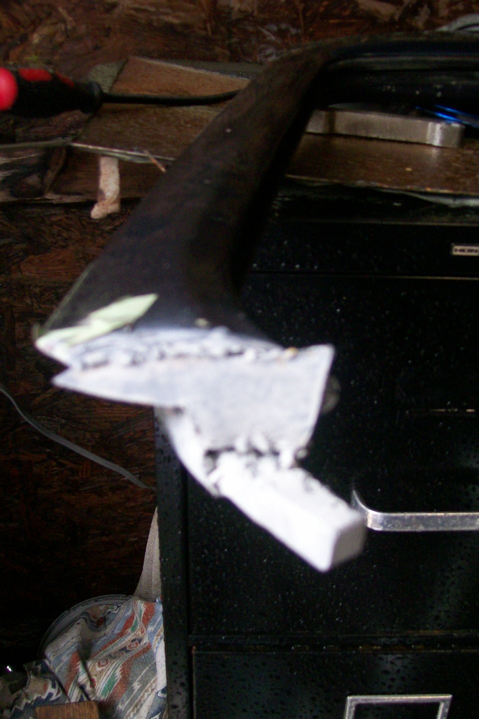 Post for the window frame.