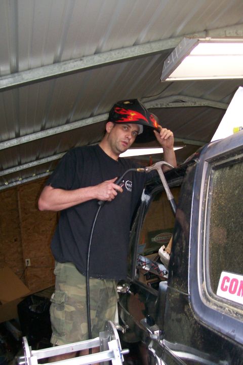 1988 Ford Bronco - My good friend Shane Durham helping a little on the project.