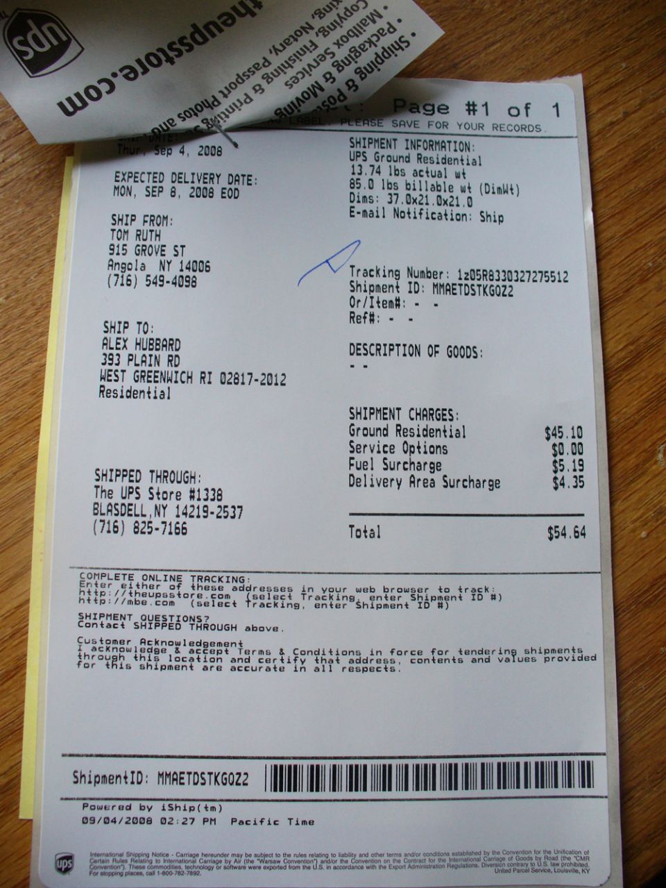1993 Ford Taurus in 2008