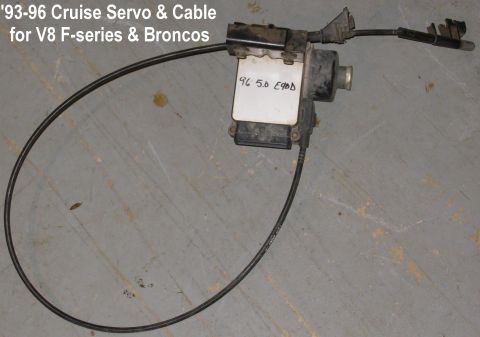1983 Ford Bronco - '93-96 V8 truck cruise servo & cable Works fine for all '93-96 gasoline engines [url=http://www.supermotors.net/registry/media/177061] http…
