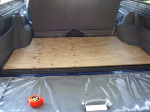 1996 Ford Bronco - After cutting the wheelwells out with a jigsaw, I test fitted it. Worked great, got it right the first time.