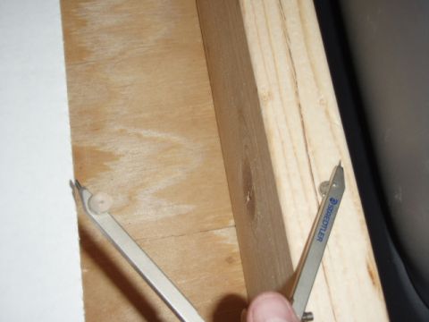 1996 Ford Bronco - For those of you wondering, I'll try to explain how this method works. First set up you cardboard square on your frame. The gap left over (…