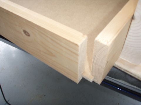 1996 Ford Bronco - This is what the drawer looks like detailing the dado, prior to assembly.