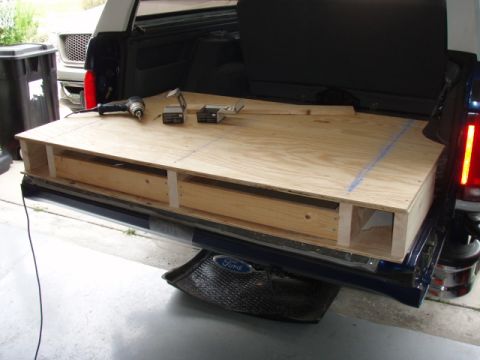 1996 Ford Bronco - Drawers are almost complete. Next step is to cut thr drawer face. I originally planned on two more drawers on the outer sides but, there wo…