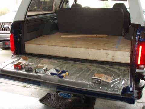 1996 Ford Bronco - I need to add grey carpeting to the top and a moulding strip for the front edge. Also need drawer pulls. I haven't decided what to do with…