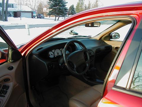 1997 Ford Taurus - White faced gauges installed in the car