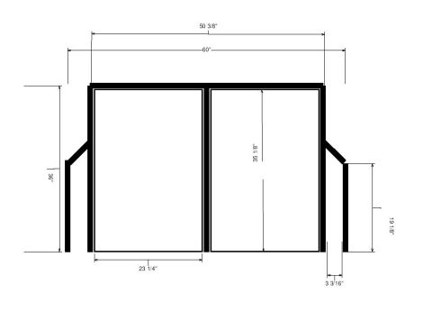 1996 Ford Bronco - The Diagram. These measurements may be off from the final build.