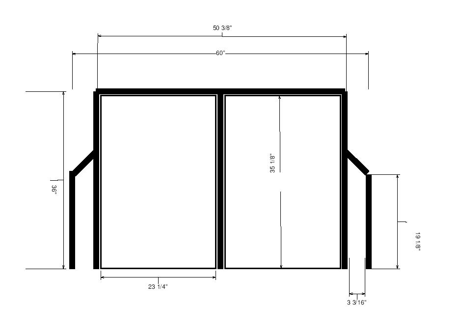 The Diagram.  These measurements may be off from the final build.