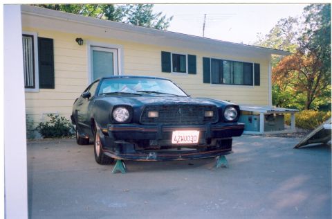 1975 Ford Mustang — Starting to work on the King