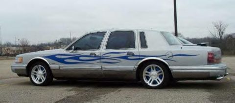 1988 Ford Crown Victoria - Another nice shot of Don's Lincoln