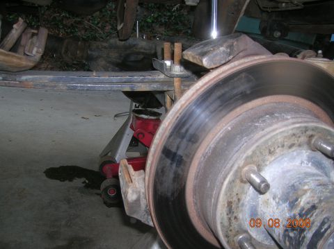 1985 Ford Bronco - caliper removed