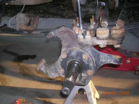 1985 Ford Bronco - rotor removed