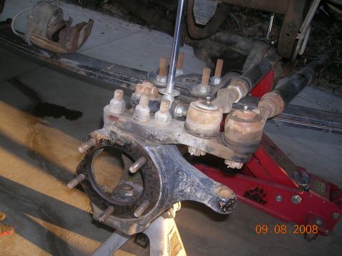 1985 Ford Bronco - spindle removed