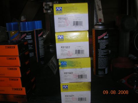 1985 Ford Bronco - moog upper and lower ball joints.