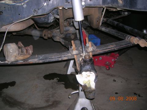 1985 Ford Bronco - pass side complete torn down.