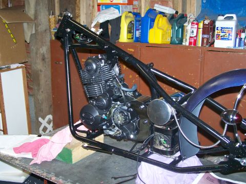 1988 Suzuki Samurai - just after hanging the motor