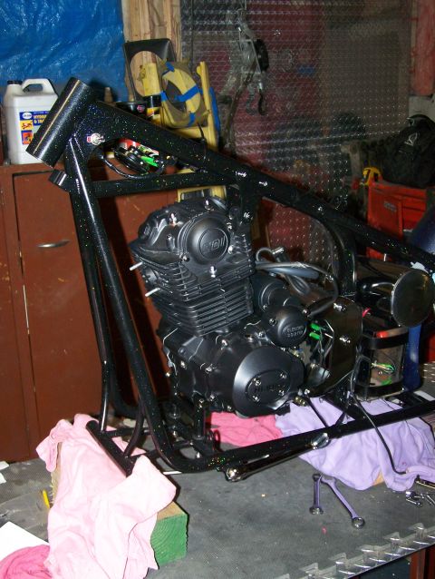 1988 Suzuki Samurai - another just after hanging the motor
