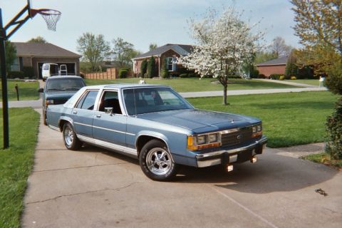 1988 Ford Crown Victoria - Another nice shot of Papa Smurf