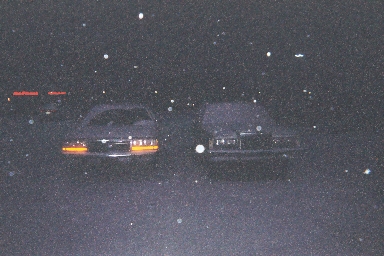 1988 Ford Crown Victoria - Front shot of me and the Lincoln