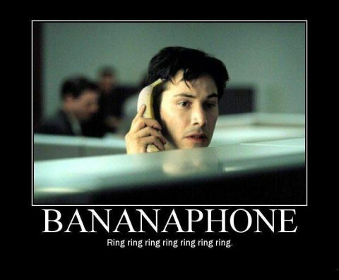 1988 Mercury Grand Marquis - A meme Keanu Reeves using a banana as a phone, with humorous text below.