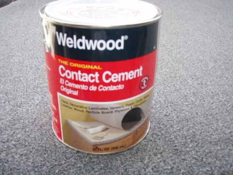 1996 Ford Bronco - I used this stuff to glue the carpet to the top.