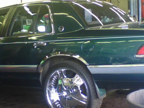 1993 Mercury Grand Marquis - I sold the Marquis last year. My buddy saw here at a muffler shop...