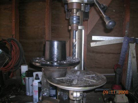 1985 Ford Bronco - reamed the front hubs to fit 9/16th wheel studs